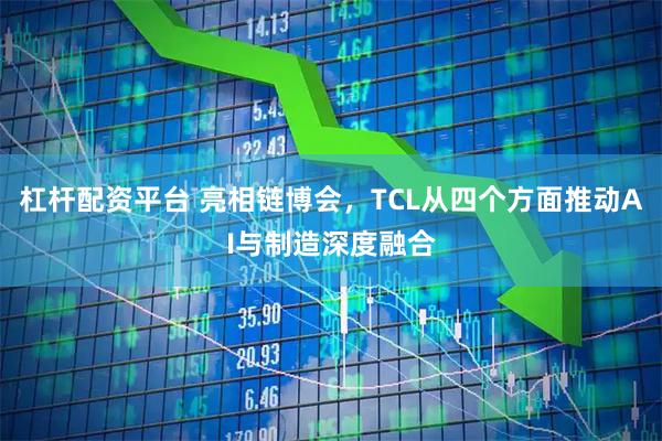 杠杆配资平台 亮相链博会，TCL从四个方面推动AI与制造深度融合