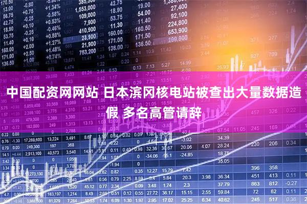 中国配资网网站 日本滨冈核电站被查出大量数据造假 多名高管请辞